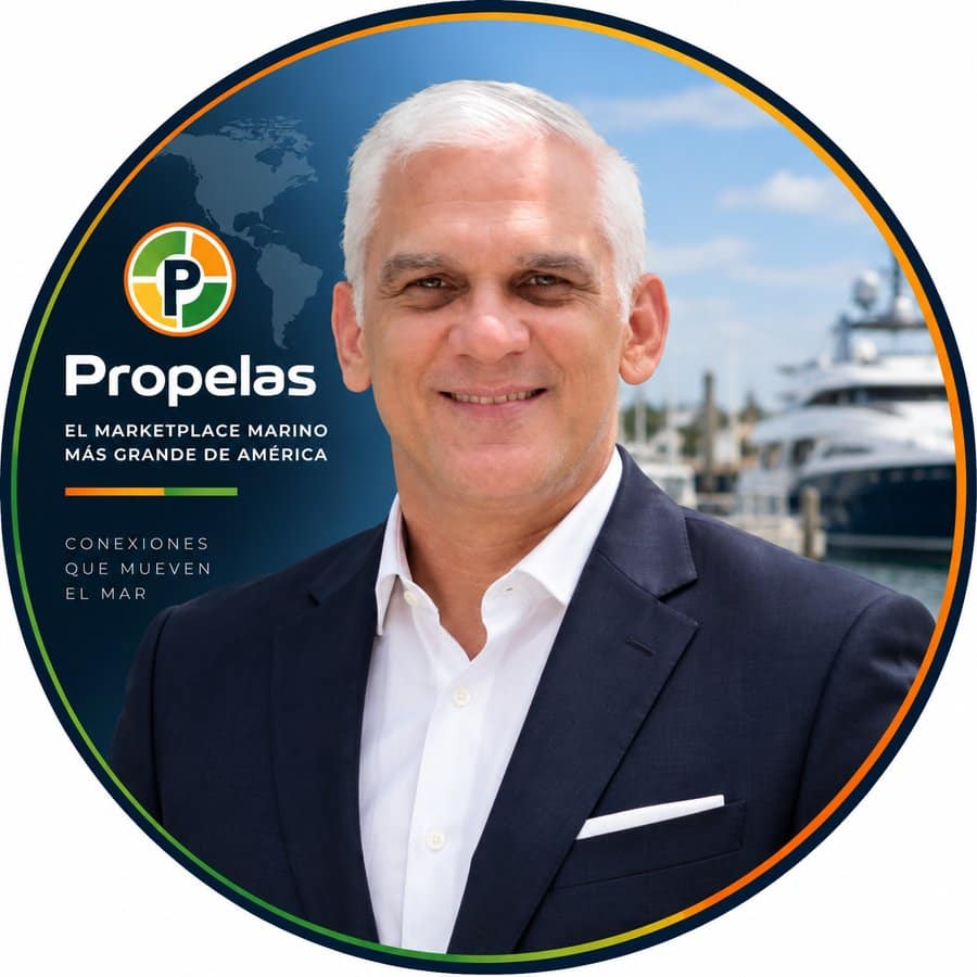 Milton Quintero Lugo, CEO de Propelas, el marketplace marino más grande de América